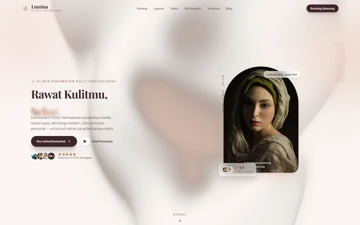 Website Klinik + Blog SEO — Lumina Skin