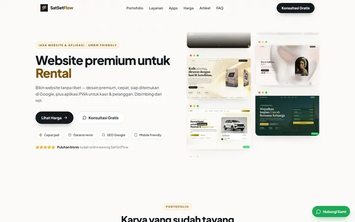 Website Software House — SatSetFlow