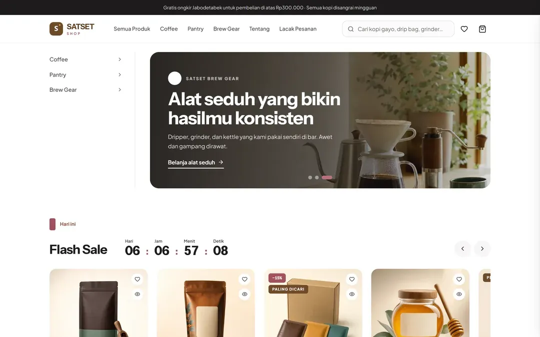 SatSet Shop